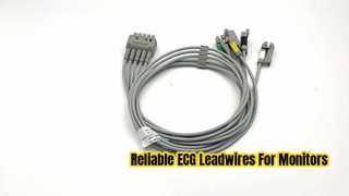 GE Ref:412681-003 মাল্টি-লিঙ্ক ইসিজি লিডওয়্যার গ্রুপ সেট,5 -লিড,গ্র্যাবার,আইইসি 74 সিএম / 29 ইন