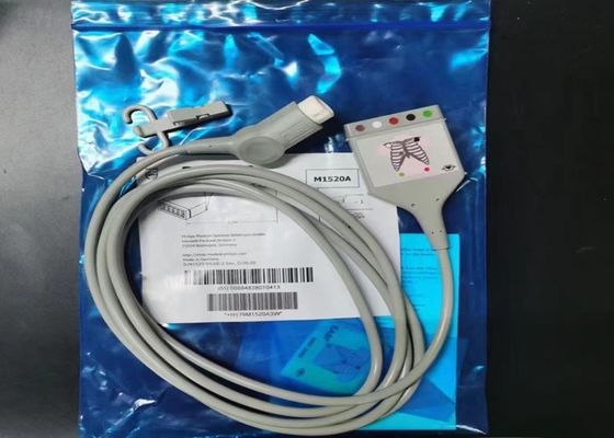 PHILIP M1520A ইসিজি ট্রাঙ্ক ক্যাবল AAMI 989803103941 2M দৈর্ঘ্যের সাথে