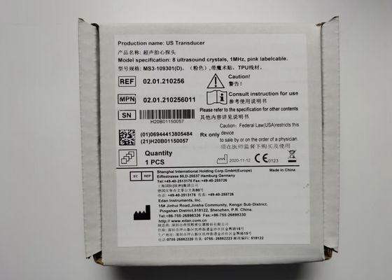 EDAN F6 Fetal Monitor Transducer MS3-109301 ডাবল স্লট 4 পিন ওয়াটারপ্রুফ আইপিএক্স 8