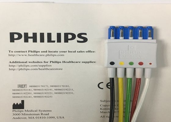 M1645A IntelliVue মেডিকেল সরঞ্জাম খুচরা যন্ত্রাংশ তারের 5 লিডসেট