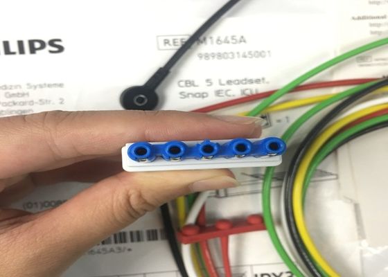 M1645A IntelliVue মেডিকেল সরঞ্জাম খুচরা যন্ত্রাংশ তারের 5 লিডসেট