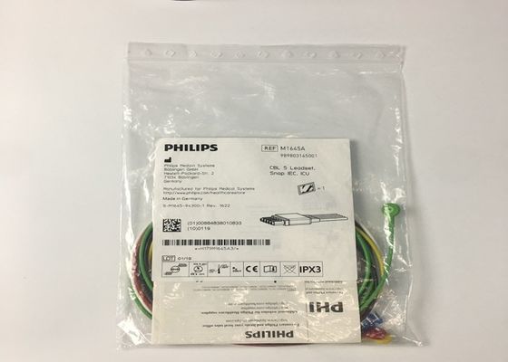 M1645A IntelliVue মেডিকেল সরঞ্জাম খুচরা যন্ত্রাংশ তারের 5 লিডসেট