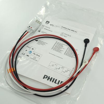 REF M1673A PHILIP রোগীর মনিটর CBL 3 লিডসেট স্ন্যাপ AAMI আইসিইউ PN 989803145111