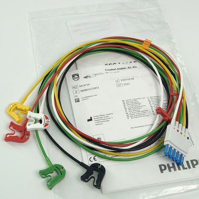 PHILIP Patient Monitor Medical Device Consumables CBL 5 Leadset Grabber আইইসি আইসিইউ রিফ এম১৯৭১এ ৯৮৯৮০৩১২৫৮৫১