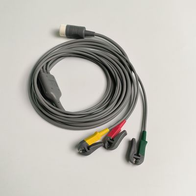 PHILIP মূল Efficia সমন্বিত ক্যাবল/3-Leadset Grabber IEC. মেশিন শেষ বৃত্তাকার 12-পিন,REF: 989803160741