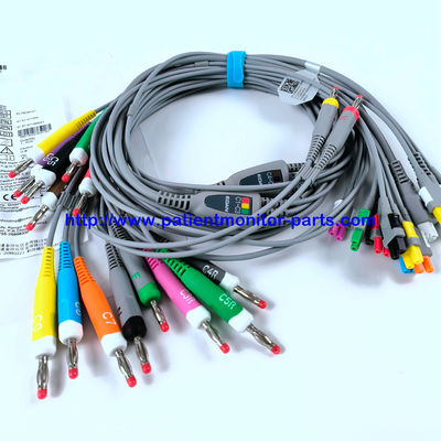EDAN ECG CABLE 18-Lead 4MM Banana IEC পুনরায় ব্যবহারযোগ্য REF EL16DIB181 IPN 01.57.471394