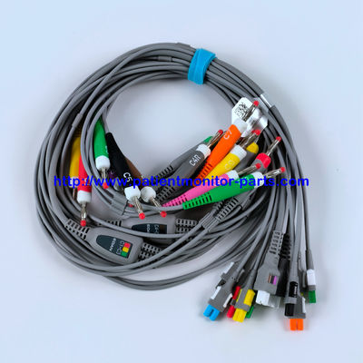 EDAN ECG CABLE 18-Lead 4MM Banana IEC পুনরায় ব্যবহারযোগ্য REF EL16DIB181 IPN 01.57.471394
