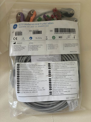 GE 2104749-001 -Conjunto 10 লিড ইসিজি লিড ওয়্যার এবং ট্রাঙ্ক ক্যাবল,AHA