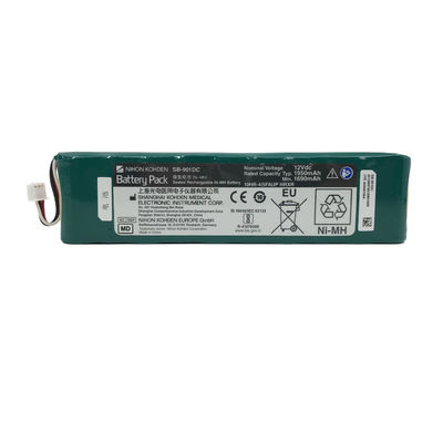 NIHON KOHDEN SB-901DC সিলড রিচার্জেবল নি-এমএইচ ব্যাটারি নামমাত্র ভোল্টেজ :12Vdc নামমাত্র ক্ষমতা টাইপ:1950mAh Min:1690mAh