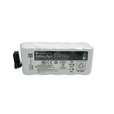 NIHONKOHDEN NKB-301V সিলড রিচার্জেবল Ni-MH ব্যাটারি নামমাত্র ভোল্টেজ 12v নামমাত্র ক্ষমতা 2800mAh