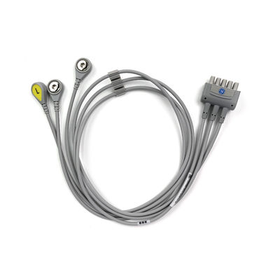 GE REF:2106385-003 ইসিজি লিডওয়্যার সেট,3-লিড,স্ন্যাপ,আইইসি,74CM/29IN