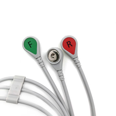 GE REF:2106385-003 ইসিজি লিডওয়্যার সেট,3-লিড,স্ন্যাপ,আইইসি,74CM/29IN