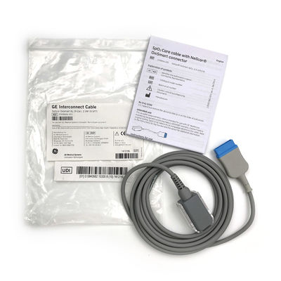 Nellcor® OxiSmart সংযোগকারী REF 2006644-001 সহ SpO2 কেয়ার ক্যাবল Nellcor® OxiSmart SpO2 (2.9 M/9.5 Ft)