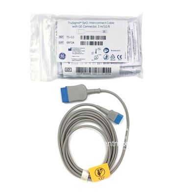 TS-G3 TruSignal SpO2 ইন্টারকানেক্ট ক্যাবল। GE সংযোগকারী সহ, 3M/10FT