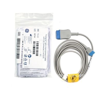 TS-G3 TruSignal SpO2 ইন্টারকানেক্ট ক্যাবল। GE সংযোগকারী সহ, 3M/10FT