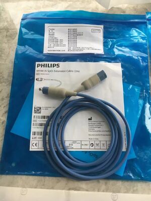Philip M1940A REF 989803105671 SpO₂ Adapter Cable (Legacy Round to D‑Type)