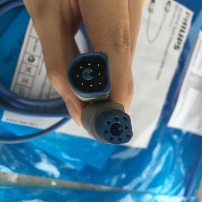 Philip M1940A REF 989803105671 SpO₂ Adapter Cable (Legacy Round to D‑Type)