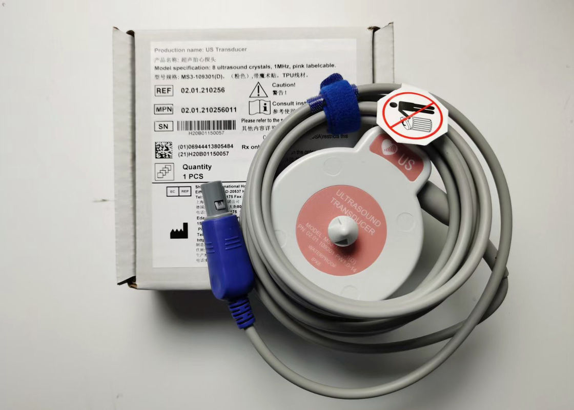 EDAN F6 Fetal Monitor Transducer MS3-109301 ডাবল স্লট 4 পিন ওয়াটারপ্রুফ আইপিএক্স 8